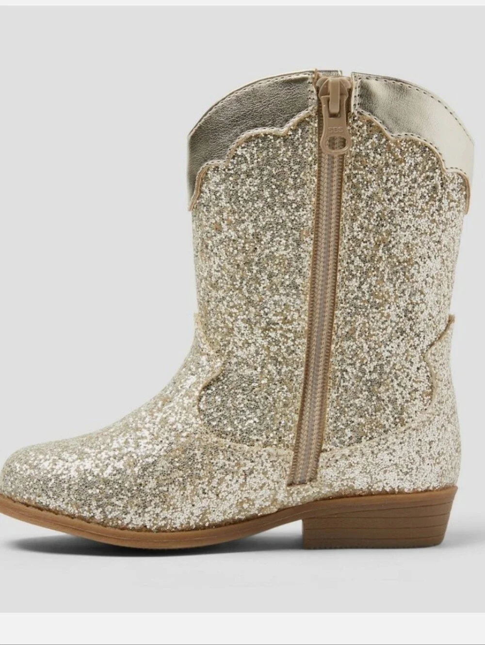 Cat & Jack glitter boots